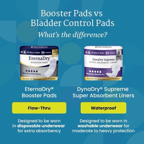 A comparison of different types of pads