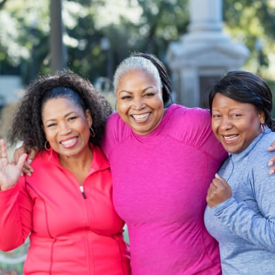 group of women smiling