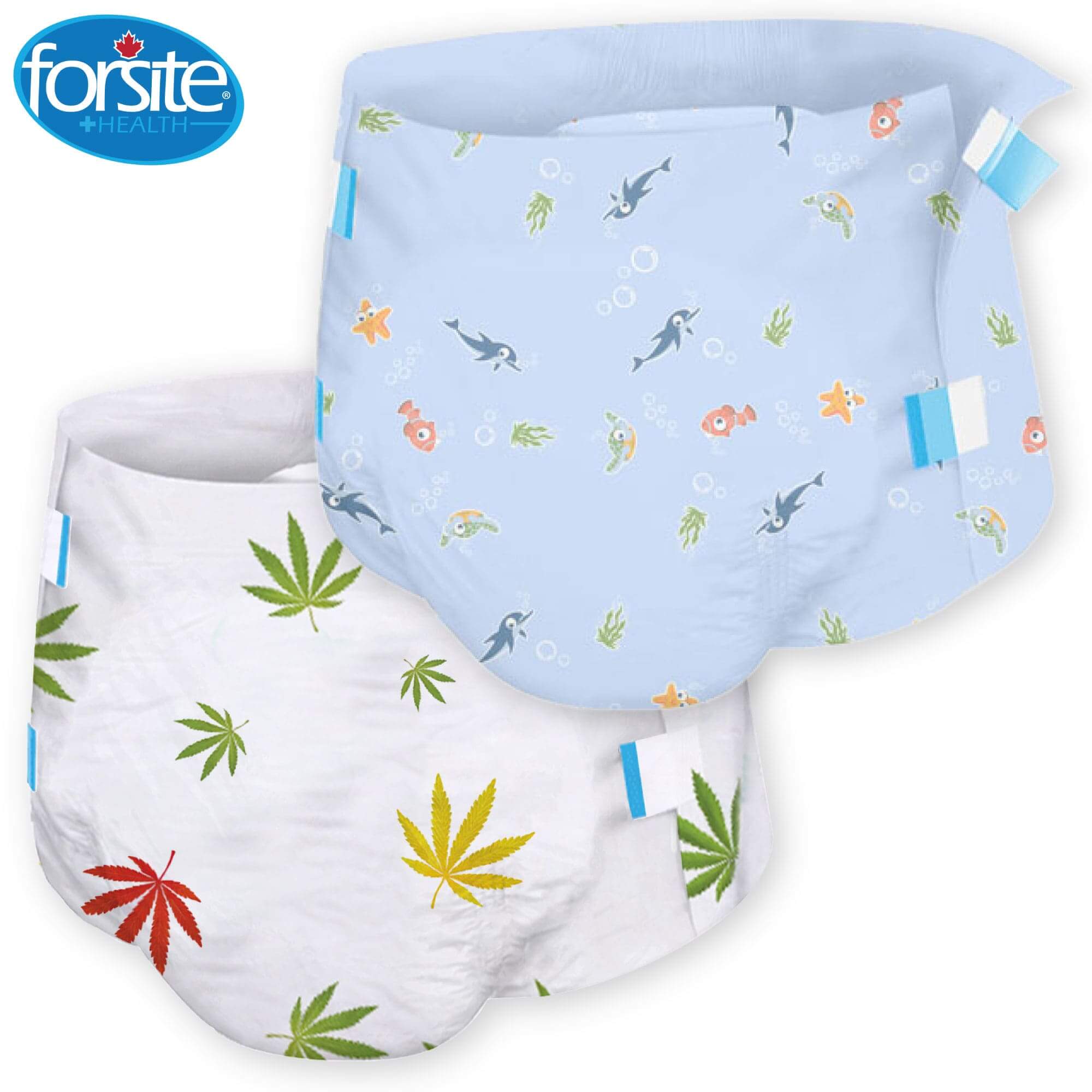 Forsite Nature's Escape Briefs Printed Adult Diapers