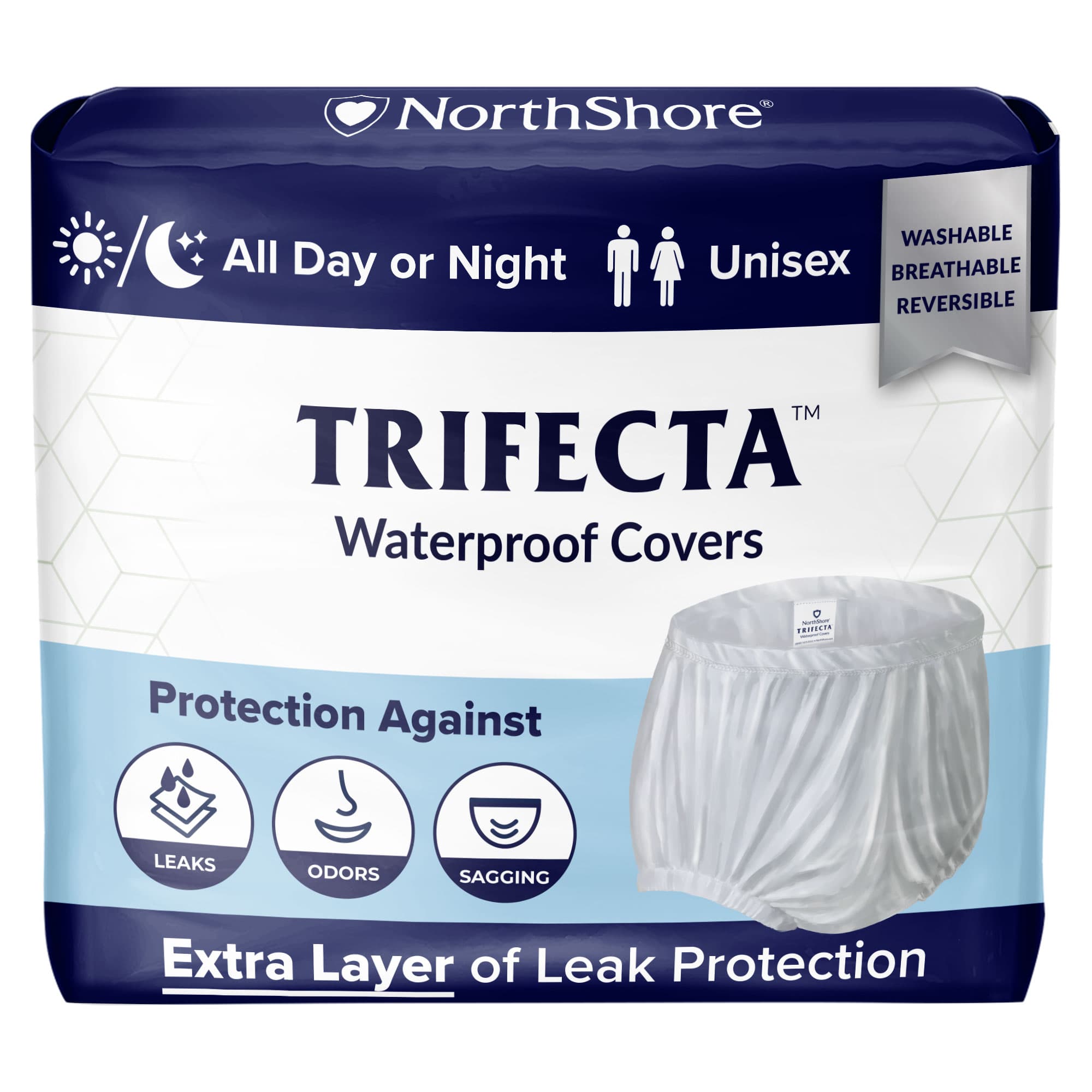 NorthShore Trifecta Waterproof Incontinence Underwear Covers