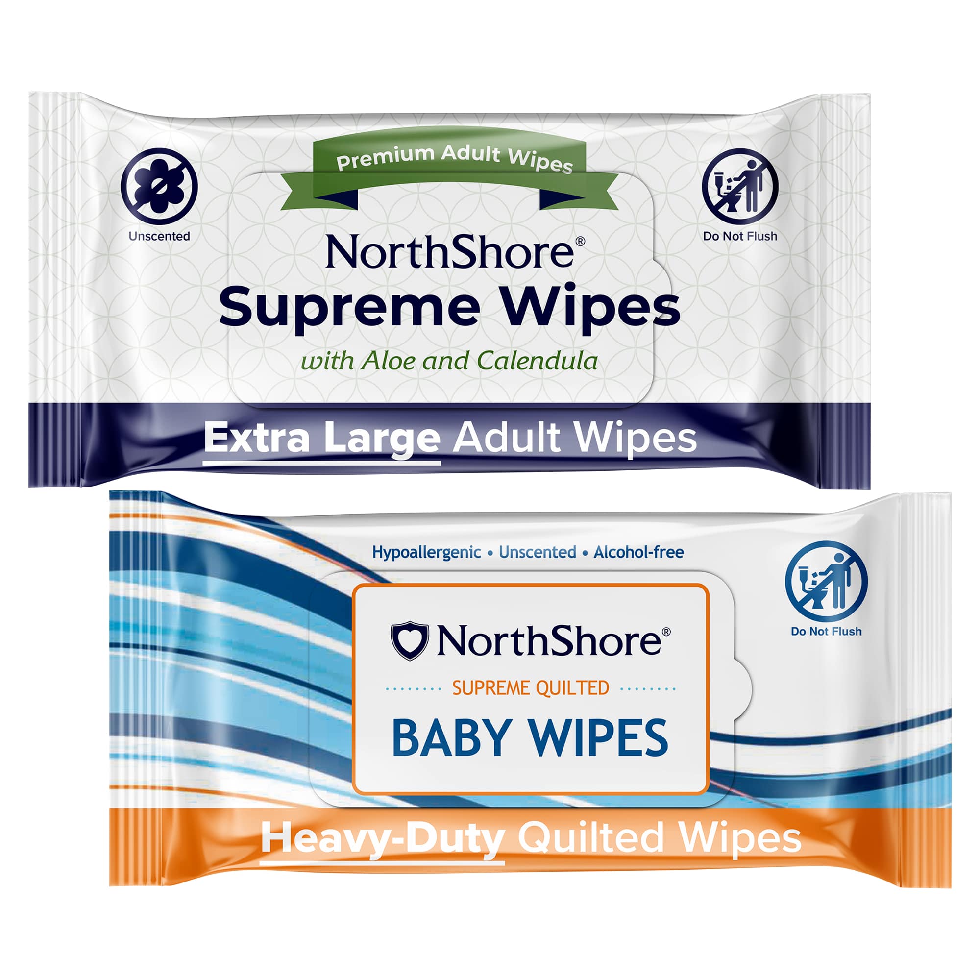 NorthShore Supreme Quilted Cleansing Wipes