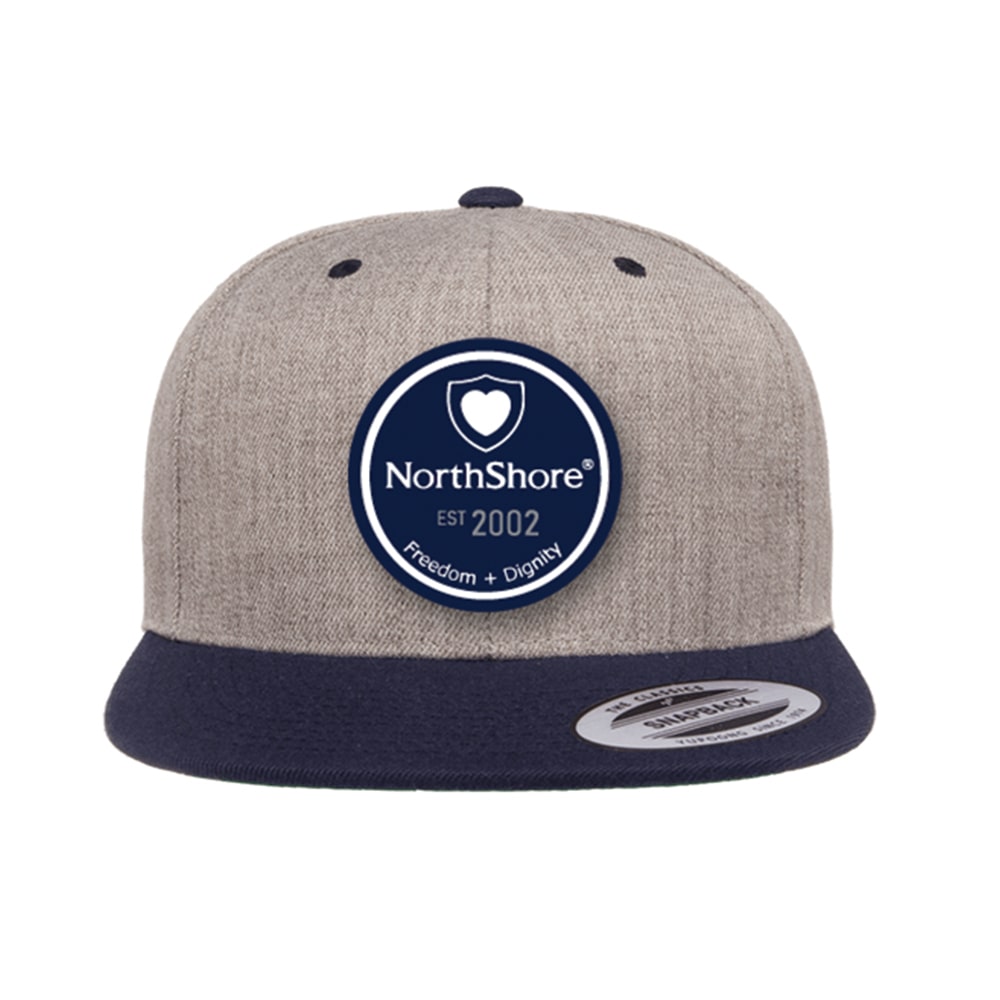 NorthShore Flat Bill Snapback Patch Hat